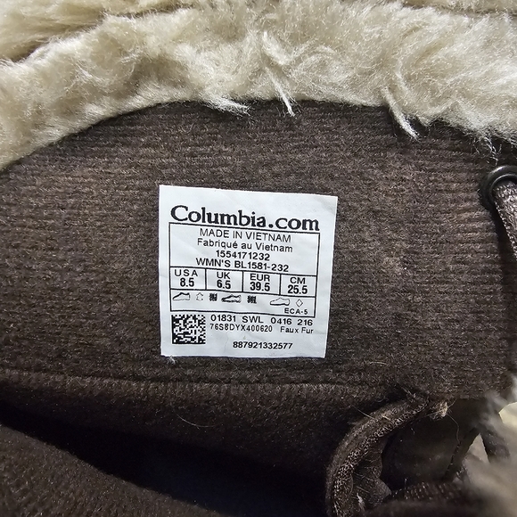 Columbia Ice Maiden II Brown Boots - Women sz 8.5 - Picture 7 of 7